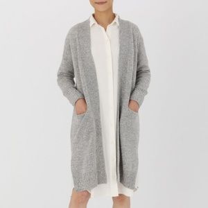MUJI long grey cardigan sweater Size M-L
